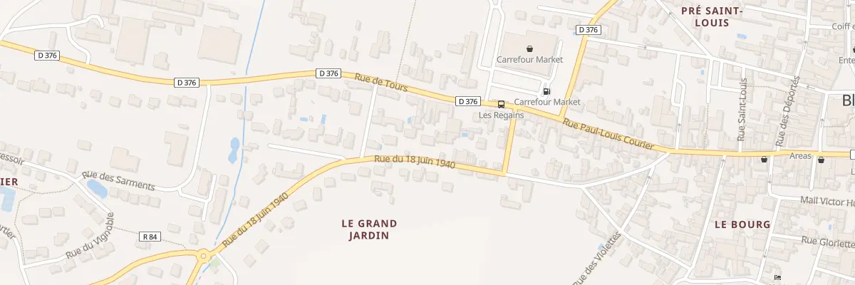 Plan du 39 Rue du 18 Juin à Bléré