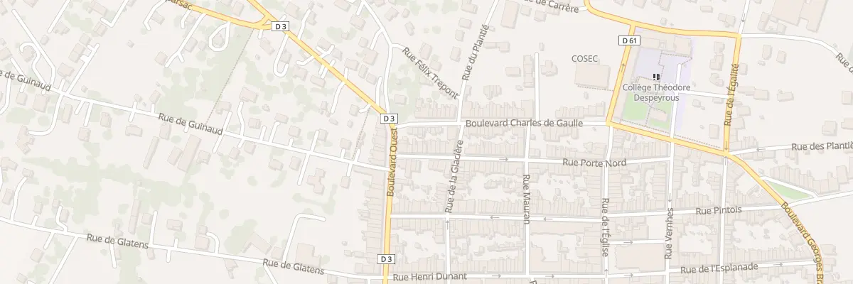 Plan du 70 Rue Porte Nord à Beaumont-de-Lomagne