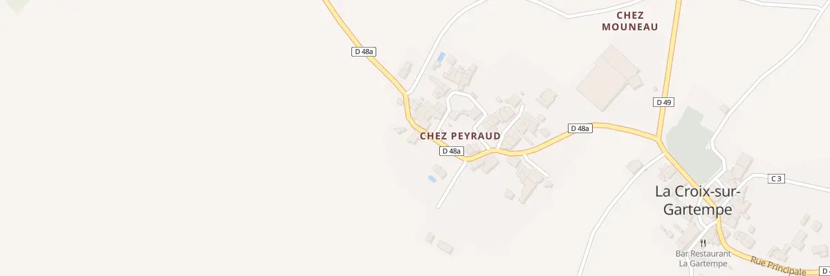 Plan du 11 Chez Peyraud à La Croix-sur-Gartempe