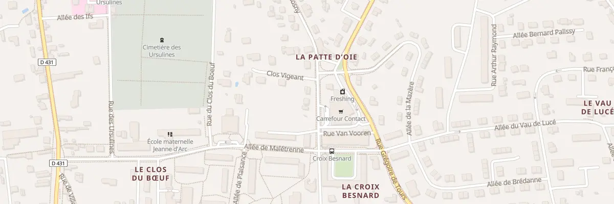 Plan du 36 Rue de Mosny à Amboise