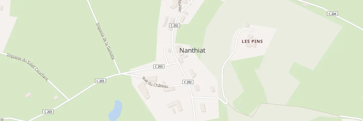 Plan du 6 Le Bourg à Nanthiat