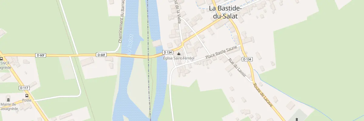 Plan du 59 Pre Commun à La Bastide-du-Salat