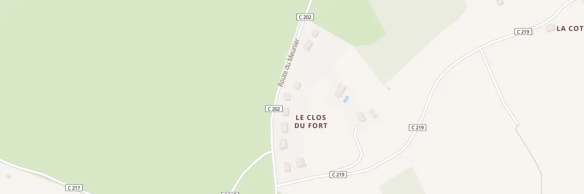 Plan du 600 Rte du Meunier à Nanthiat
