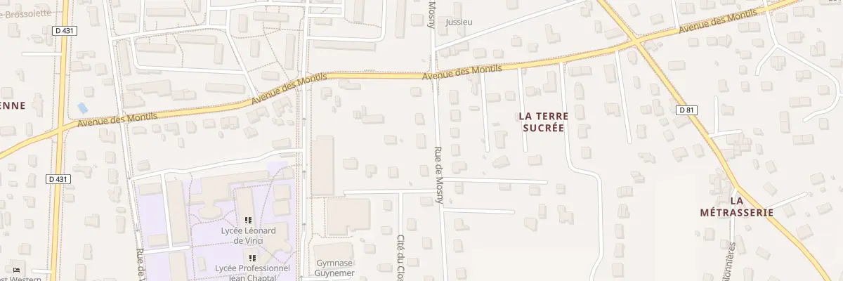 Plan du 54 Rue de Mosny à Amboise