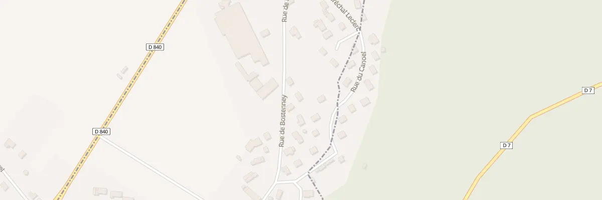 Plan du 25 Rue de Bostenney à La Saussaye