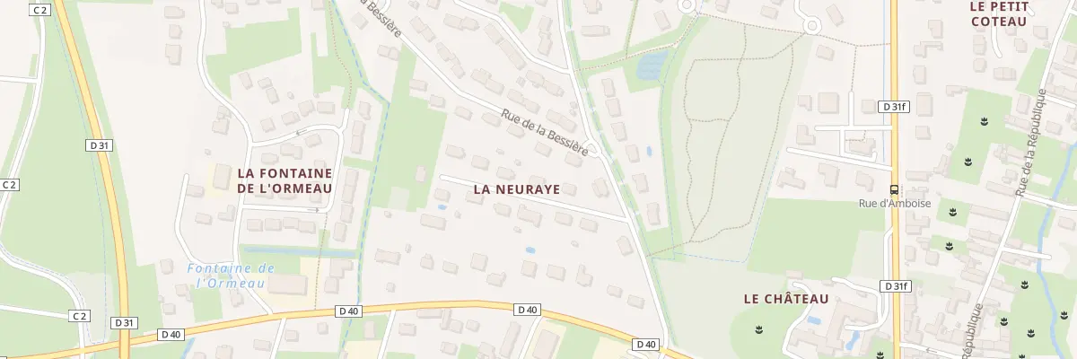 Plan du 4 All de la Neuraye à La Croix-en-Touraine
