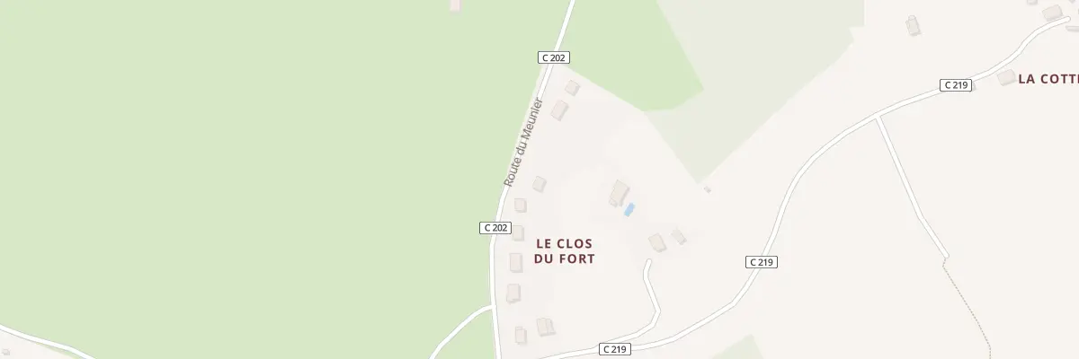 Plan du 95B Le Clos du Fort à Nanthiat