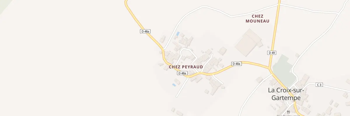 Plan du 38 Chez Peyraud à La Croix-sur-Gartempe