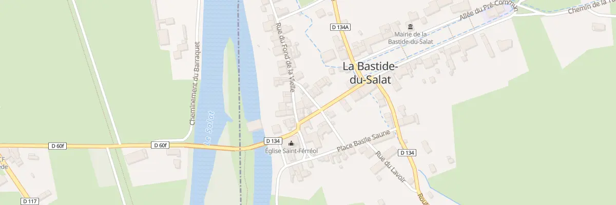 Plan du 51 Pre Commun à La Bastide-du-Salat