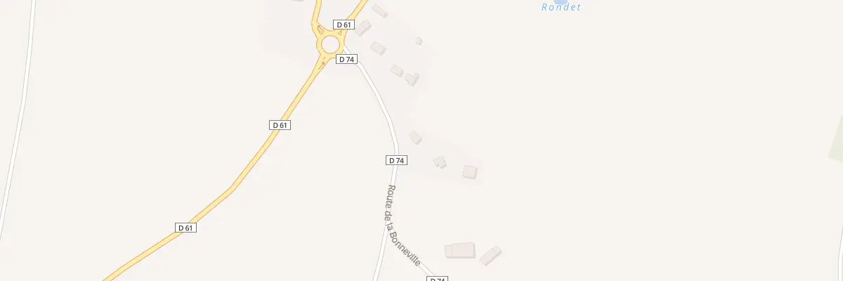 Plan du 60 Rte de la Bonneville à Ferrières-Haut-Clocher