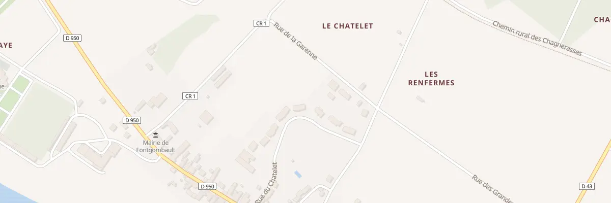 Plan du 19 Rue du Chatelet à Fontgombault