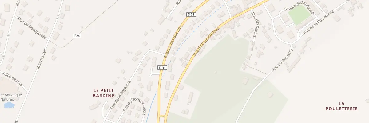 Plan du 34B Rue du Bout du Pave à Loches