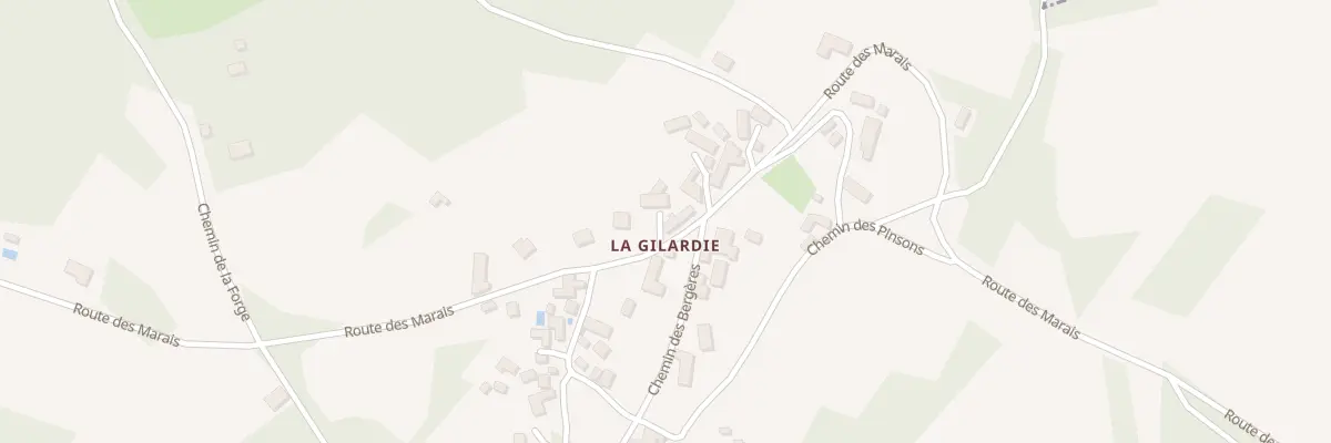 Plan du 1154 Rte des Marais à Brouchaud