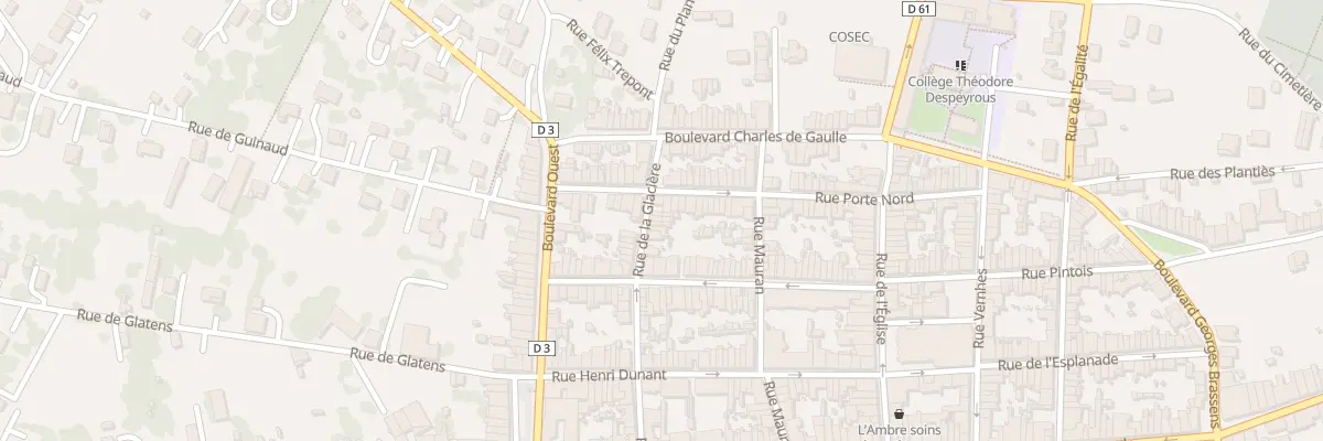 Plan du 22 Rue de la Glacière à Beaumont-de-Lomagne