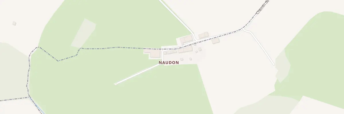 Plan du 1 Naudon à Saint-Araille