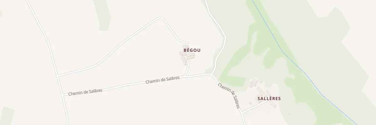 Plan du 5020 Begou à Lacour