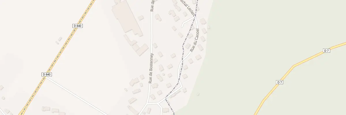 Plan du 28 Rue du Maréchal Leclerc à La Saussaye