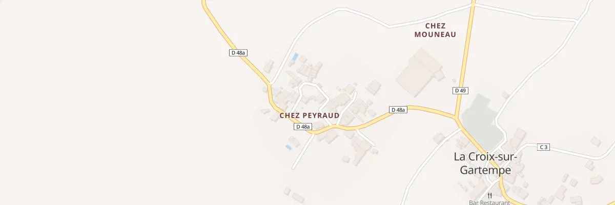 Plan du 20 Chez Peyraud à La Croix-sur-Gartempe