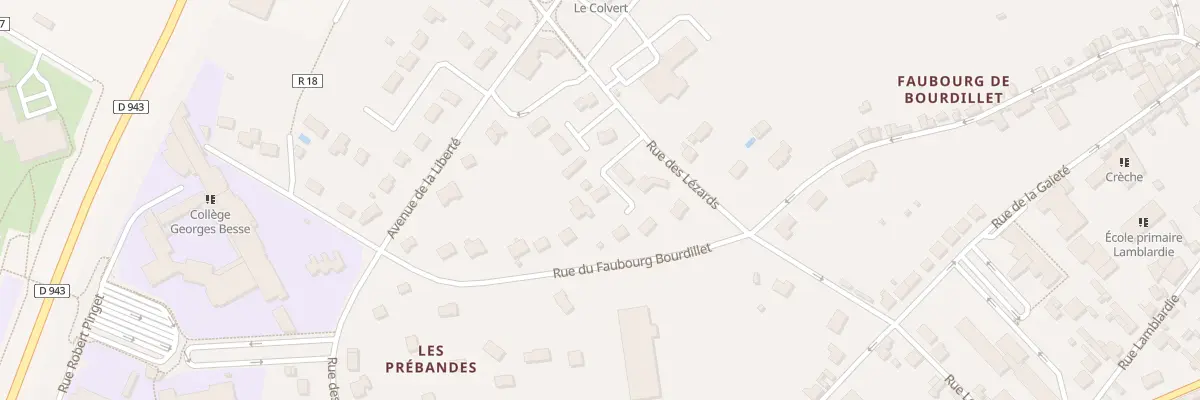 Plan du 15 Rue des Lézards à Loches