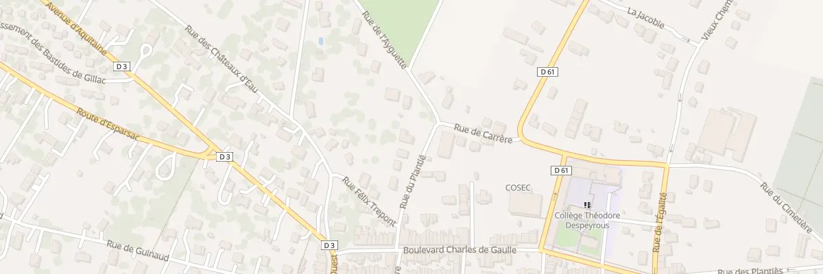 Plan du 129 Rue du Plantié à Beaumont-de-Lomagne