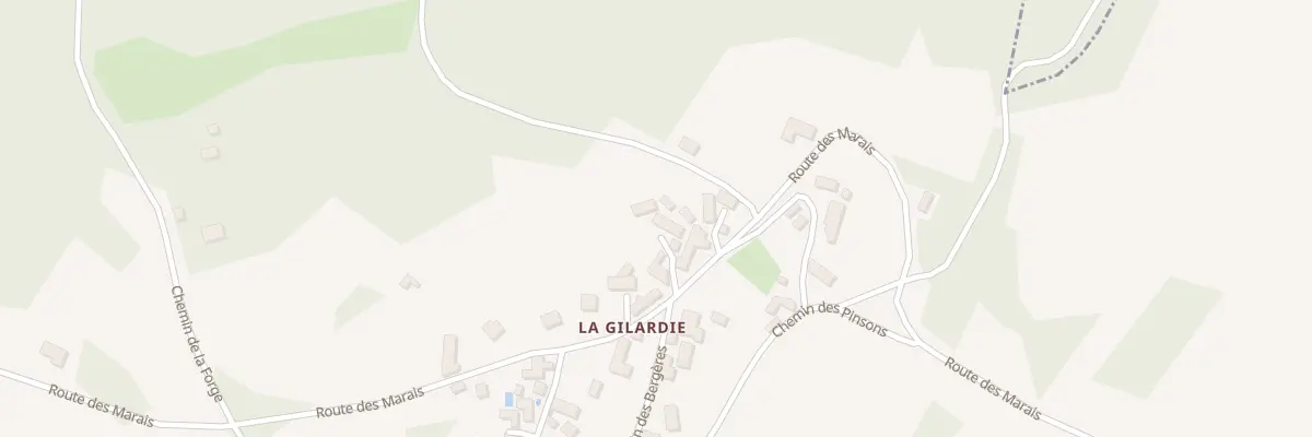 Plan du 90 La Gilardie à Brouchaud