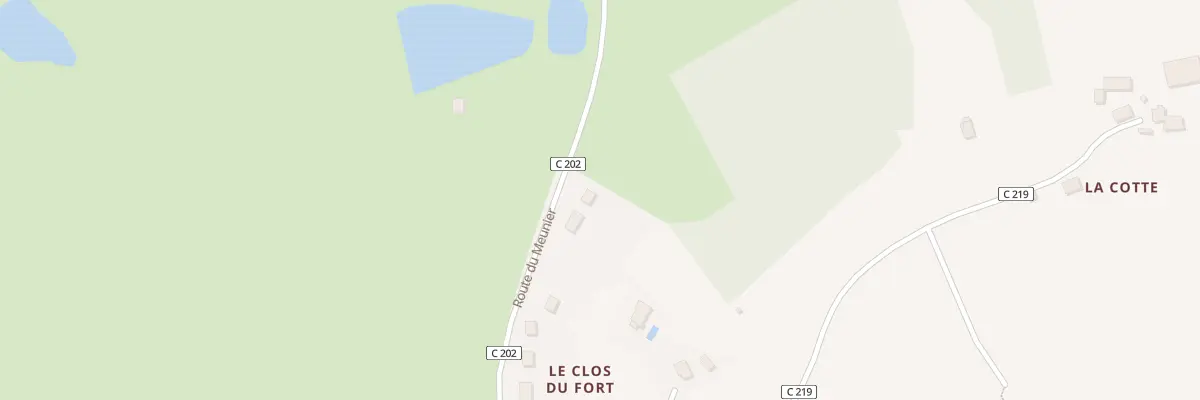 Plan du 722 Rte du Meunier à Nanthiat