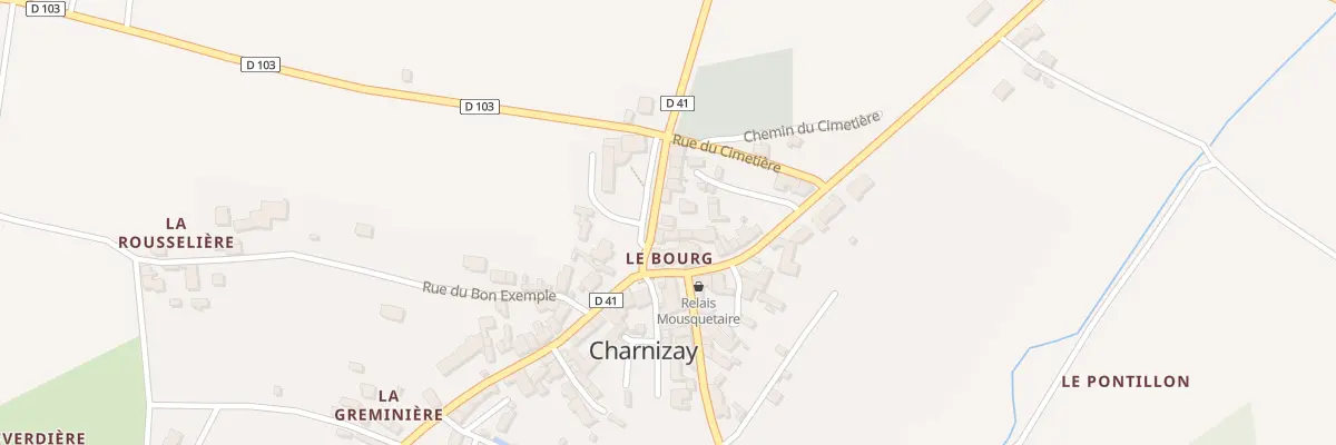 Plan du 6 Rue du Stade à Charnizay