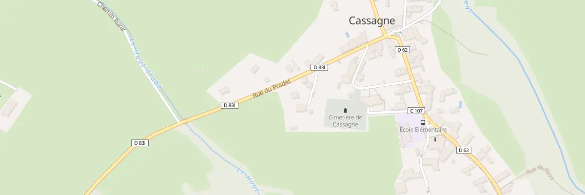 Plan du 4 Imp du Pradet à Cassagne