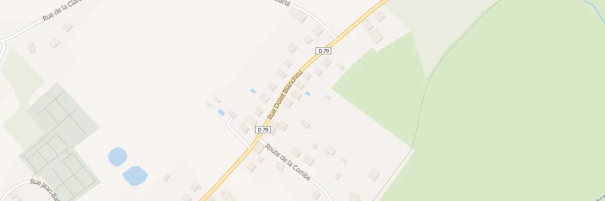 Plan du 68 Av Dolet Blanchou à La Coquille