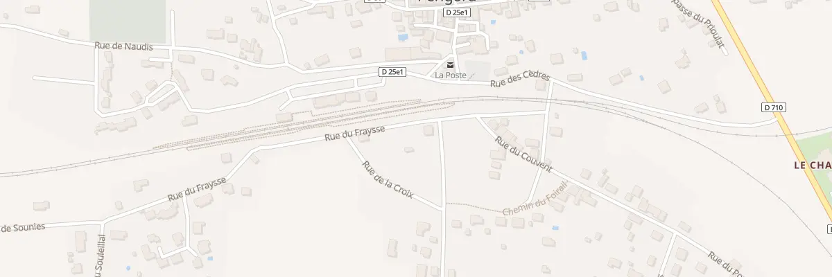 Plan du 291 Rue du Fraysse à Siorac-en-Périgord