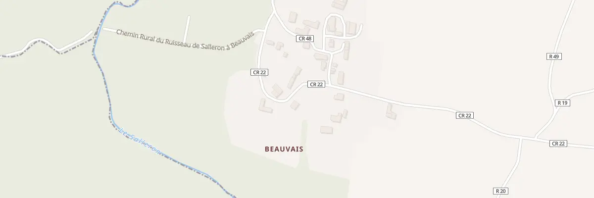 Plan du 9 Beauvais à Concremiers