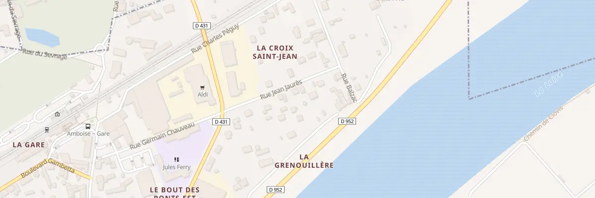 Plan du 14 Rue Jean Jaurés à Amboise