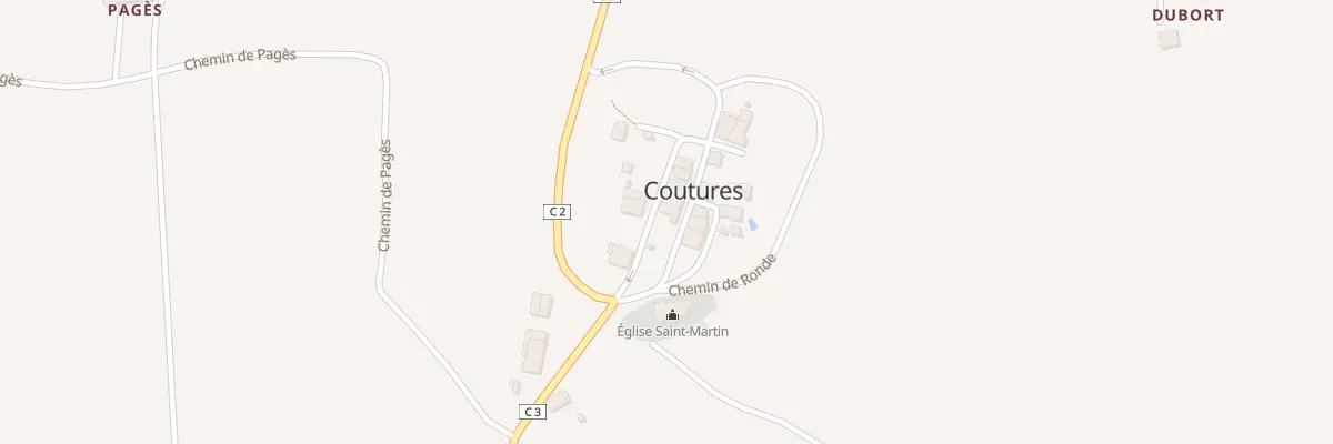 Plan du 69 Rue de la Mairie à Coutures