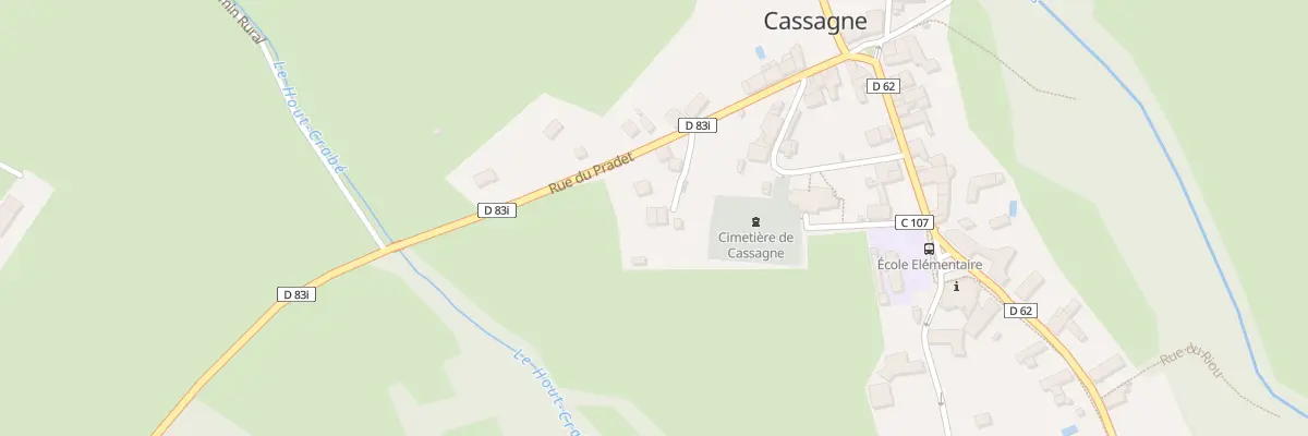 Plan du 6 Imp du Pradet à Cassagne