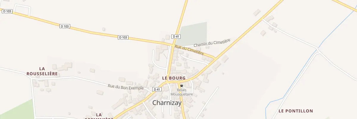 Plan du 14 Rue du Stade à Charnizay