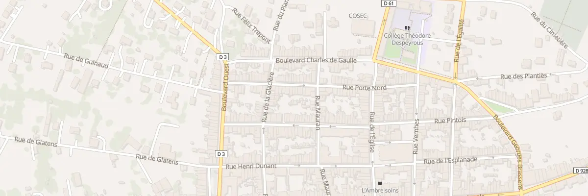 Plan du 39 Rue Porte Nord à Beaumont-de-Lomagne