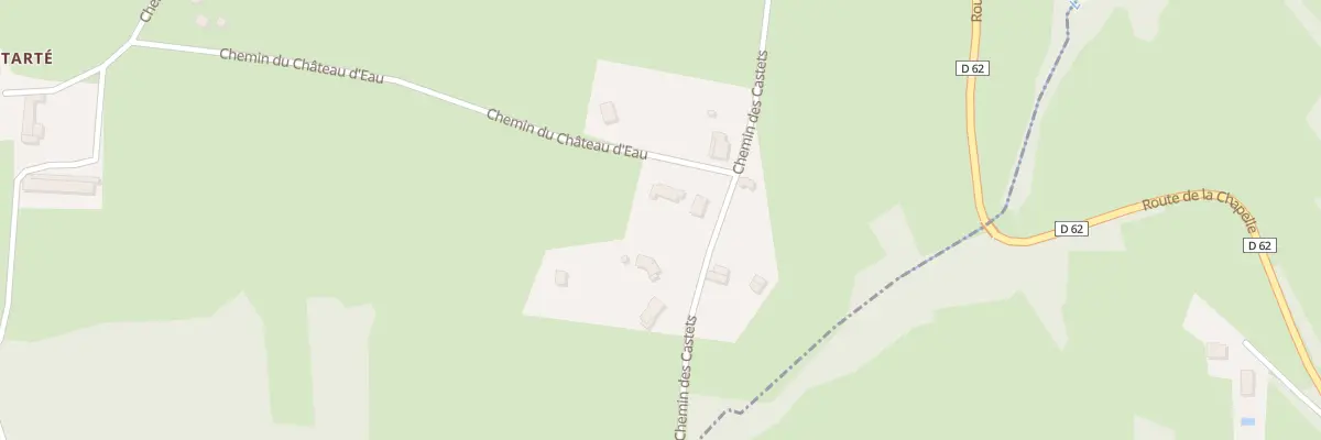Plan du 1 Chem du Chateau d’Eau à Cassagne
