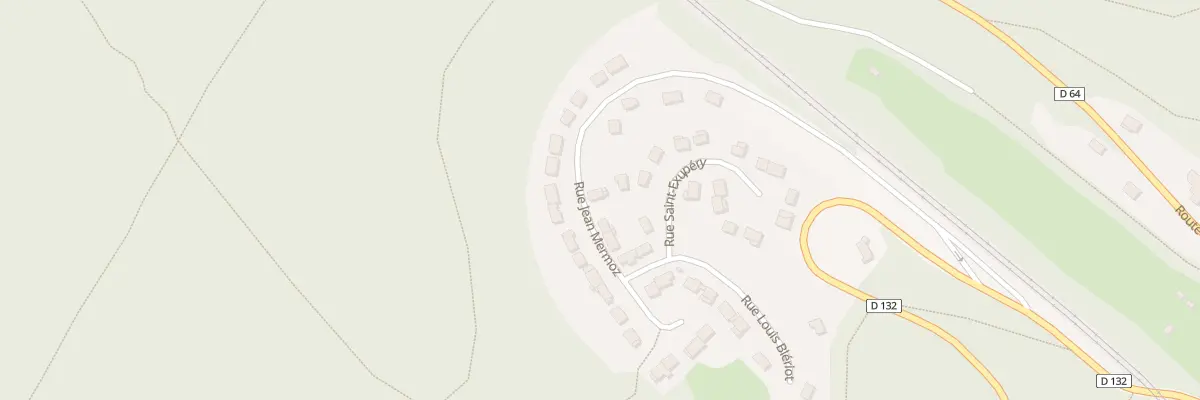 Plan du 475 Rue Jean Mermoz à Orival
