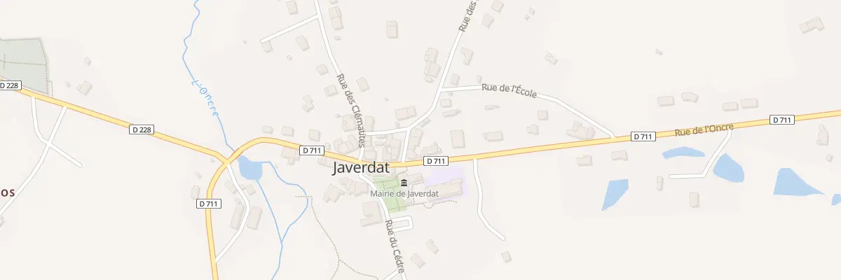 Plan du 3 Rue des Roses à Javerdat