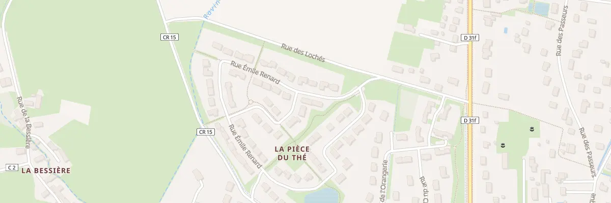 Plan du 36 Rue Emile Renard à La Croix-en-Touraine