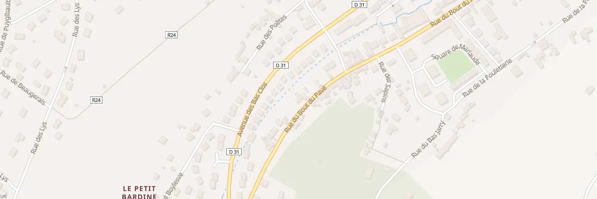 Plan du 30 Rue du Bout du Pave à Loches