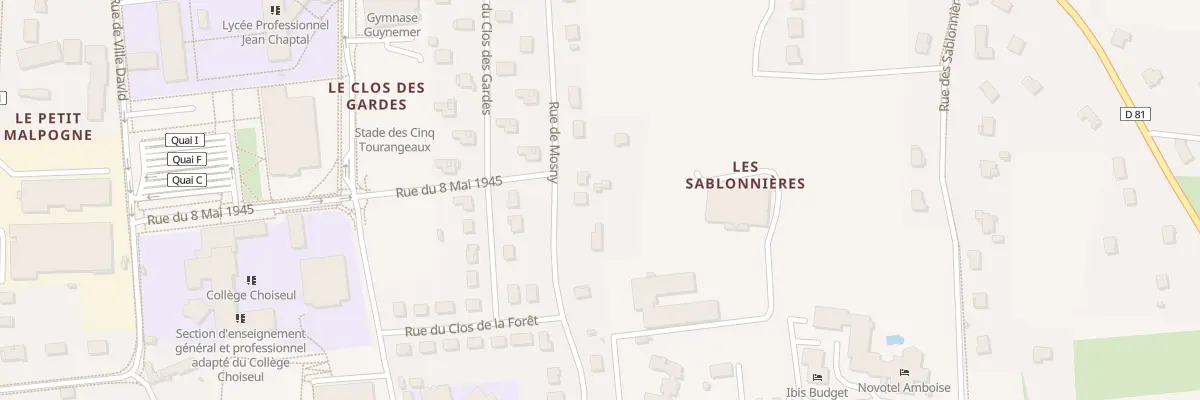 Plan du 101 Rue de Mosny à Amboise