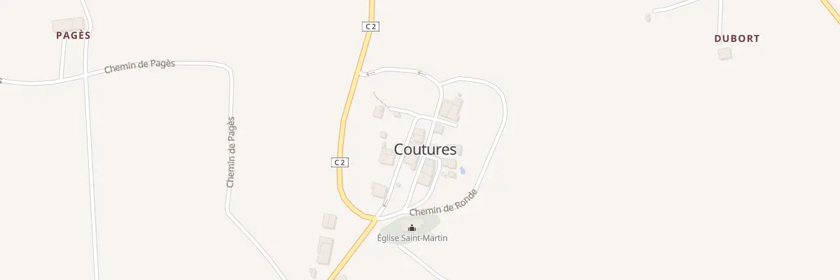 Plan du 103 Rue de la Mairie à Coutures