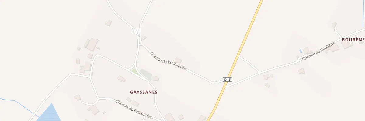 Plan du 5014 Gayssanes à Saint-Arroumex