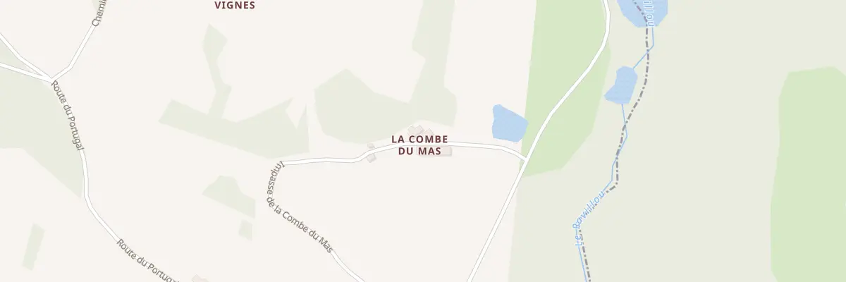 Plan du 345 Imp de la Combe du Mas à Corgnac-sur-l’Isle