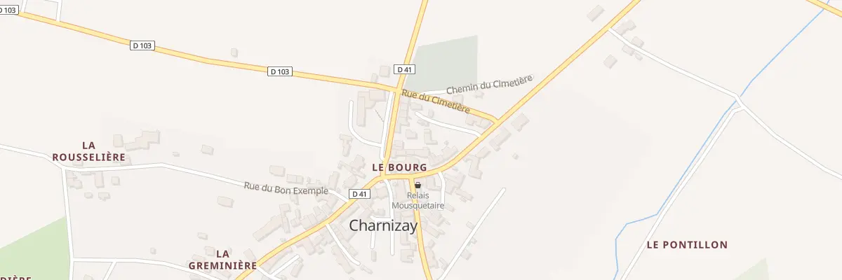 Plan du 8 Rue du Stade à Charnizay