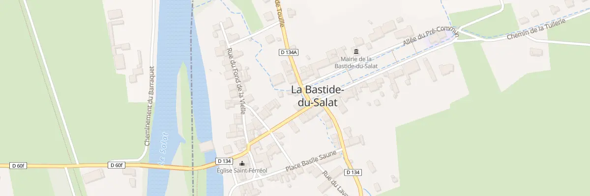 Plan du 20 Pre Commun à La Bastide-du-Salat