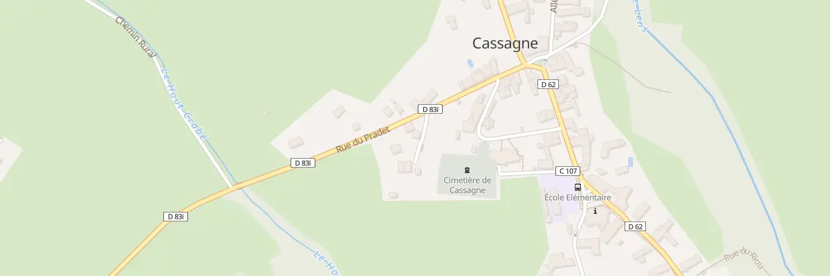 Plan du 150 Village à Cassagne