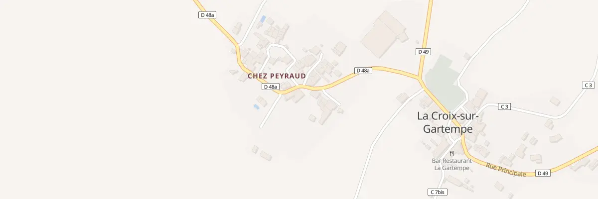Plan du 5 Chez Peyraud à La Croix-sur-Gartempe