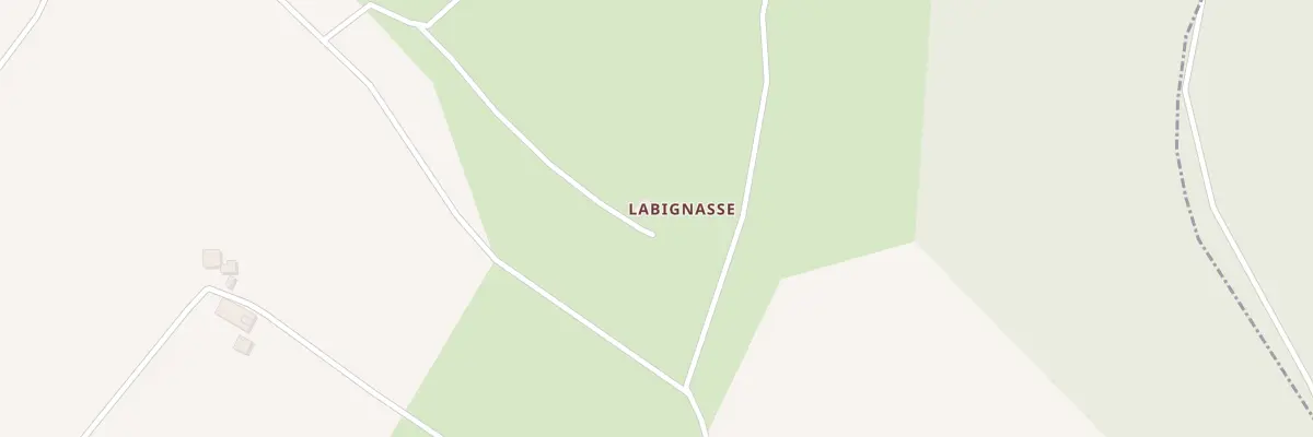 Plan du 67A Labignasse à Bourlens
